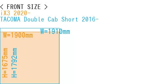 #iX3 2020- + TACOMA Double Cab Short 2016-